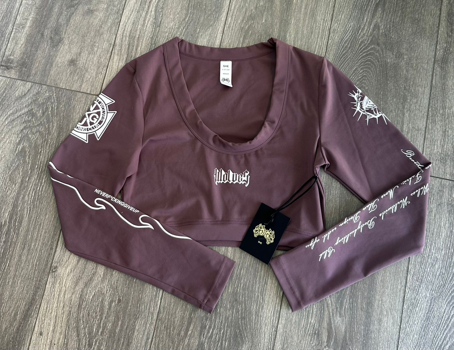 Top manga larga darc sport mujer