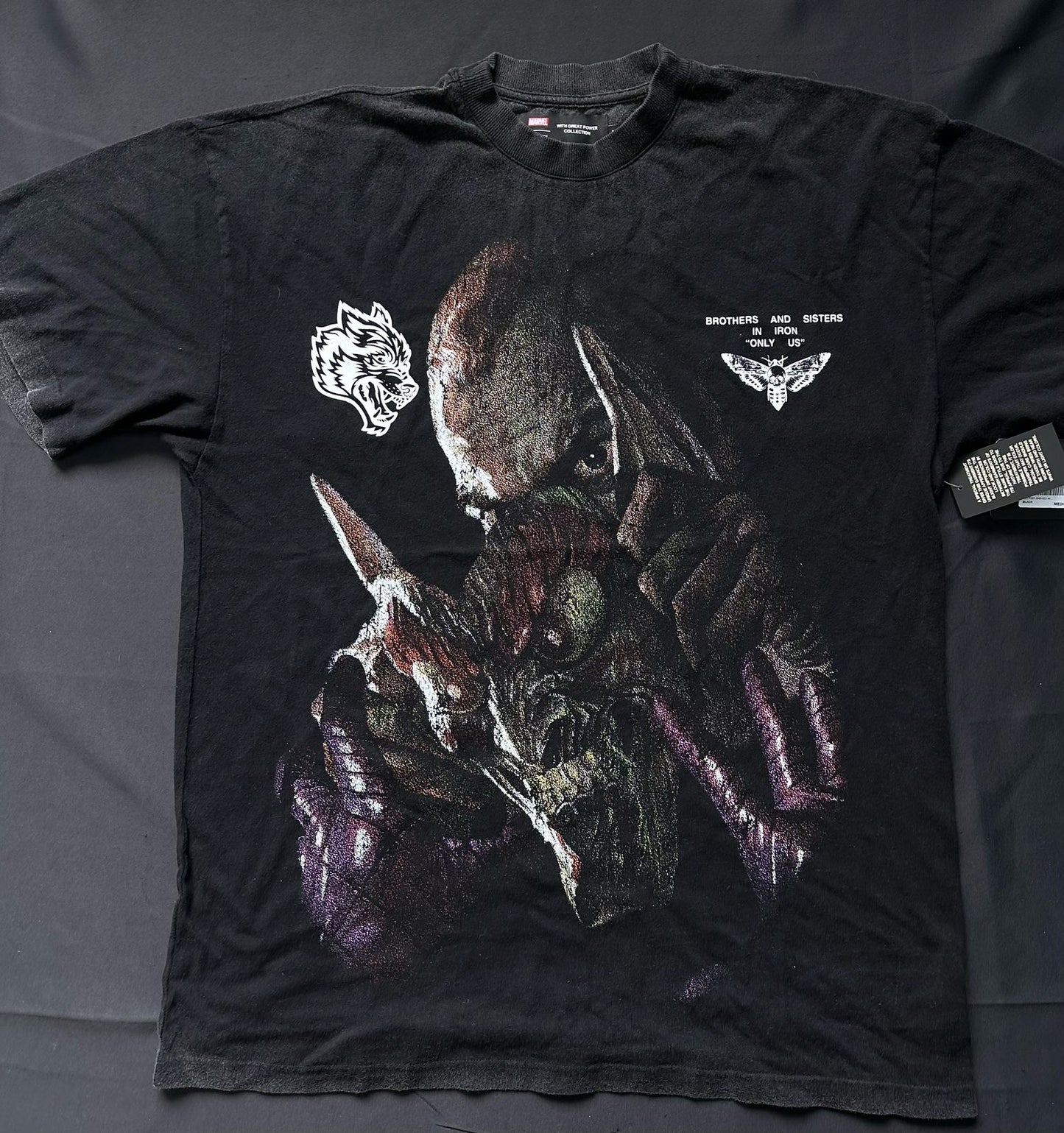 Camisa darc sport x marvel green goblin hombre