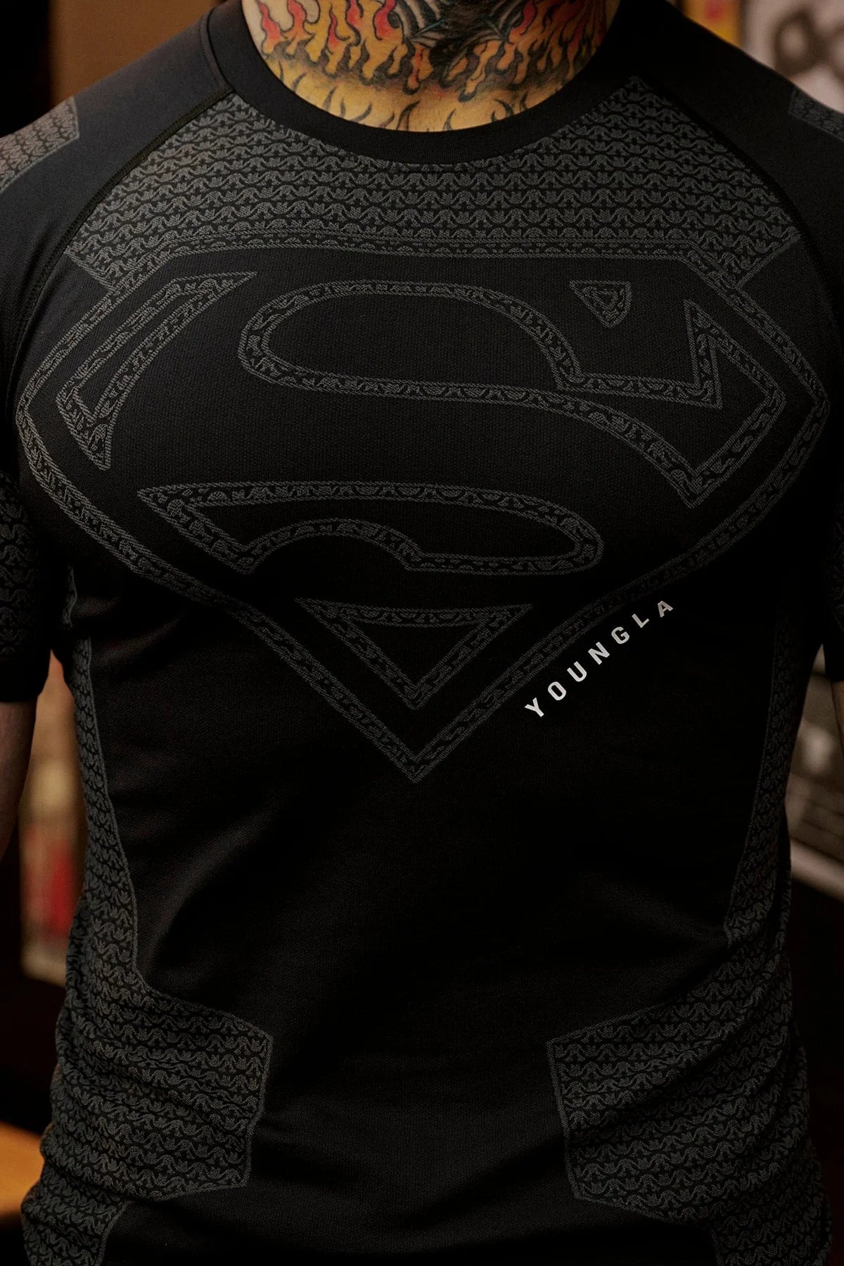 Camisa Youngla Hombre X Superman Compression
