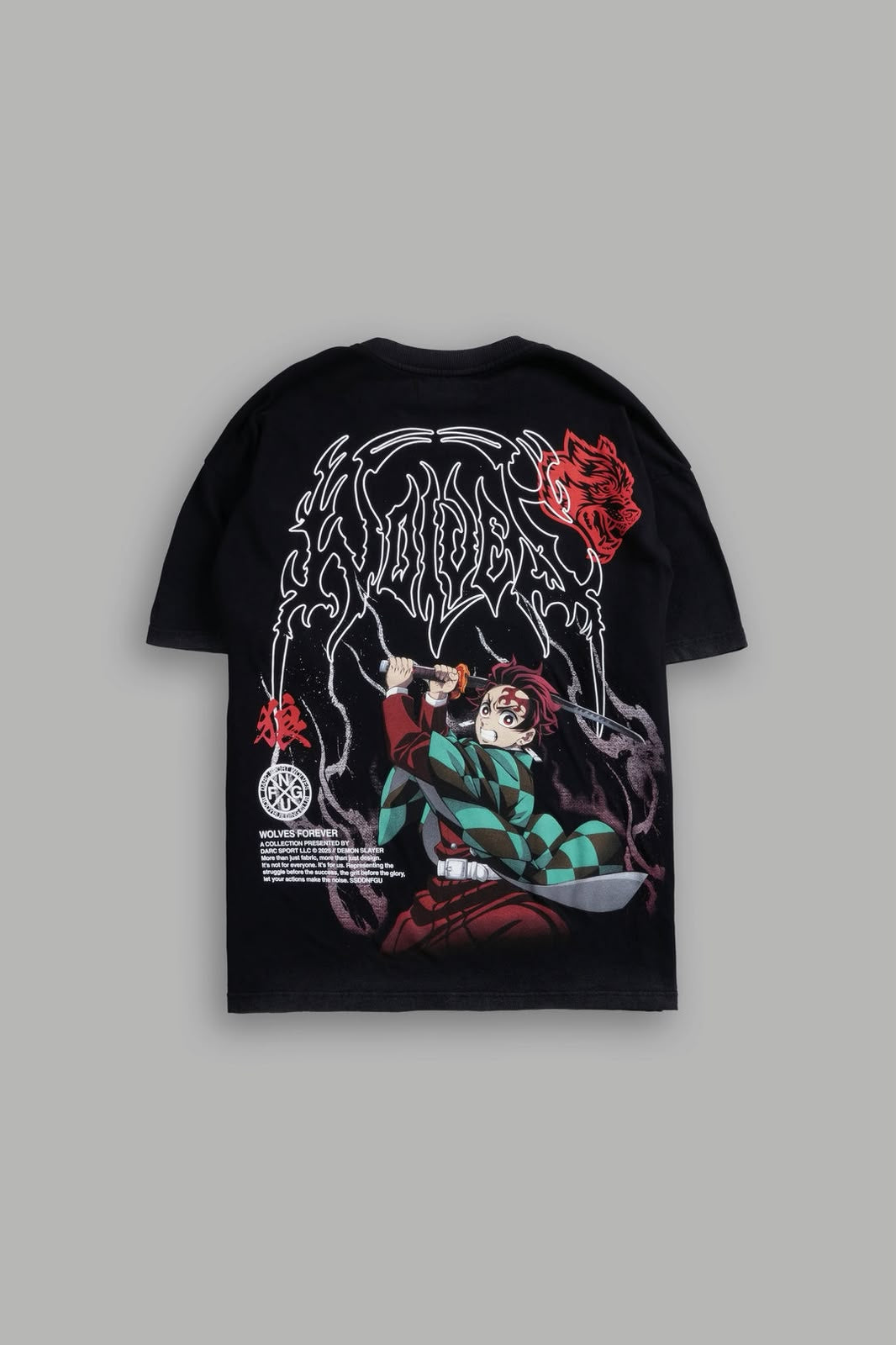 Camiseta darc sport hombre demon slayer
