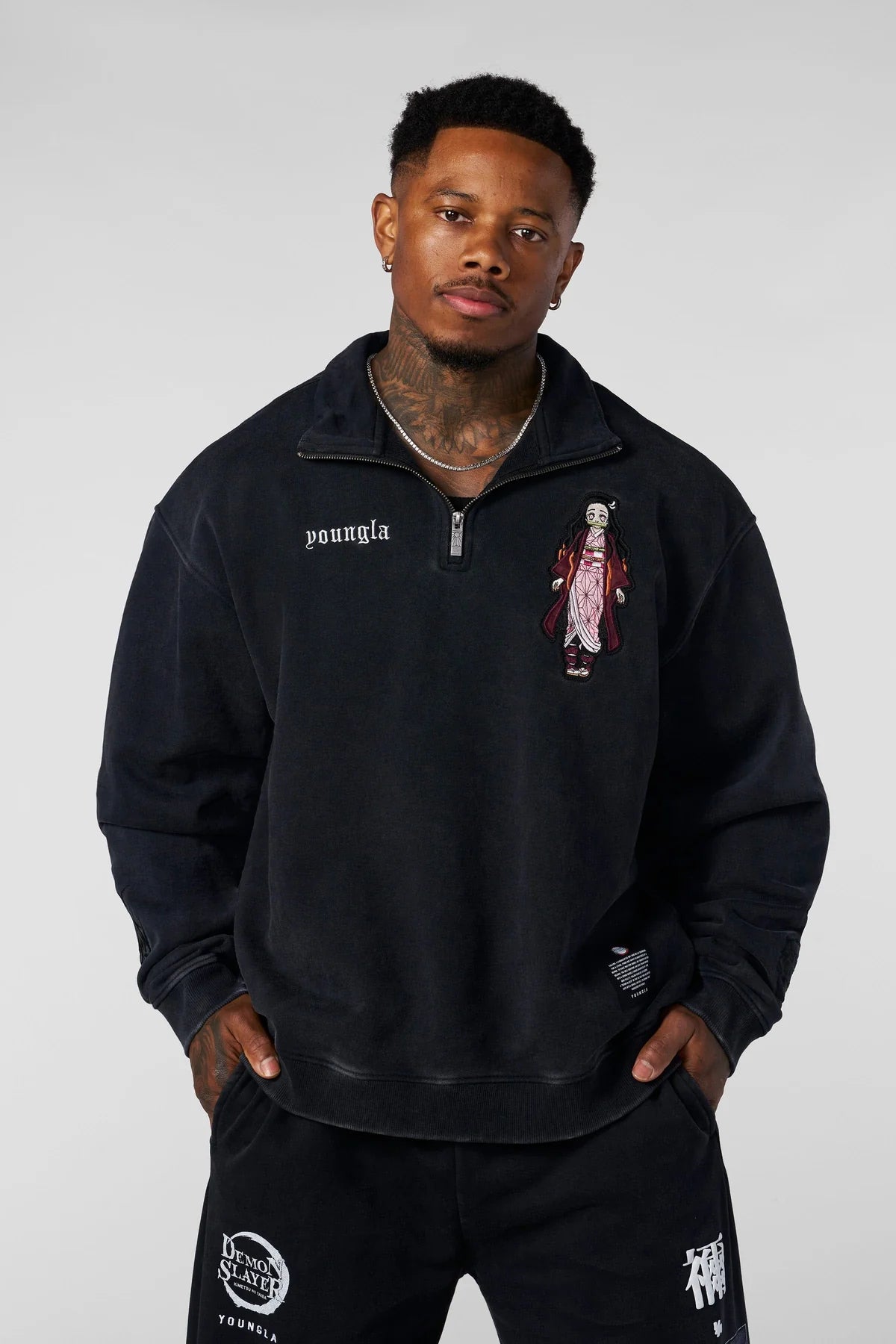 Sudadera youngla hombre demon slayer