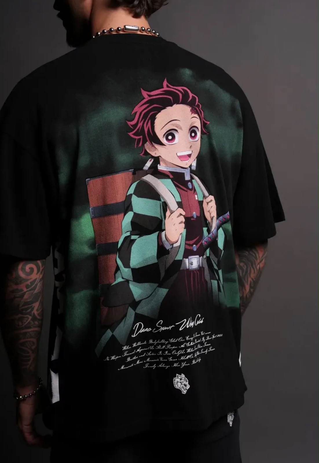 Camiseta darc sport hombre demon slayer